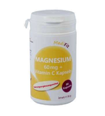 Magnesium 60 mg + Vitamin C Kapseln