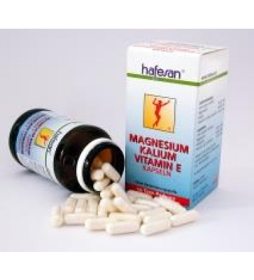 Hafesan Magnesium Kalium Vitamin E Kapseln 60 Stück