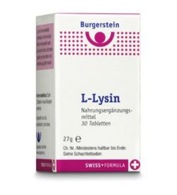 Burgerstein L-Lysin 500mg 30 Tabletten