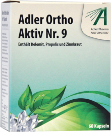Adler Ortho Aktiv Nr .9 Kapseln (Ernährungsphysiologische Ergänzung zu Schüßler Anwendung)