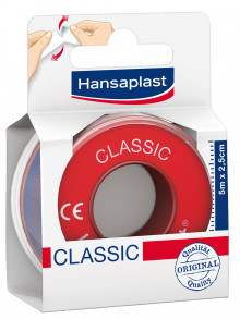 Hansaplast med Fixierpflaster classic 2,5cm x 5m